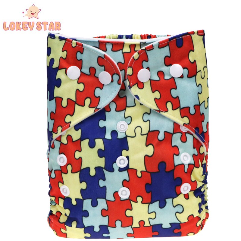 Baby Cloth Diapers Factory - Lokeystar Pink Monkey One Size
