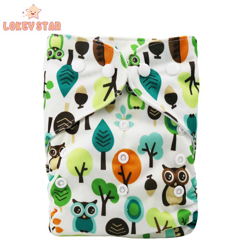 Baby Cloth Diapers Factory - Lokeystar Pink Monkey One Size