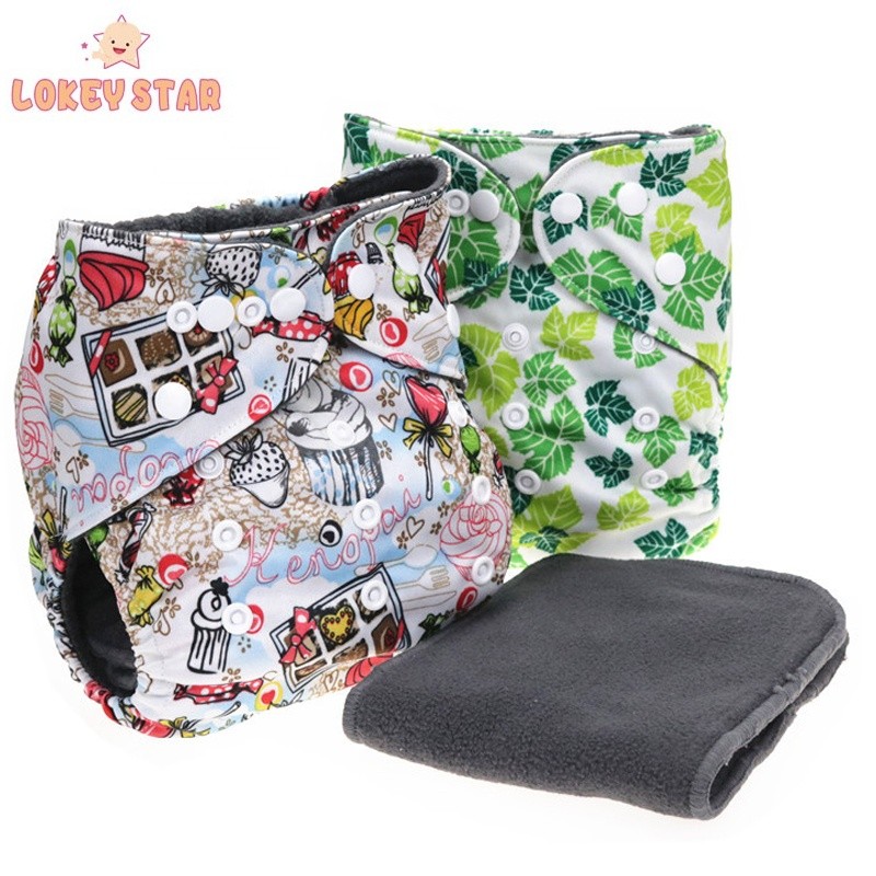 Baby Diapers Manufacturer - Lokeystar Printed Bamboo Charcoal