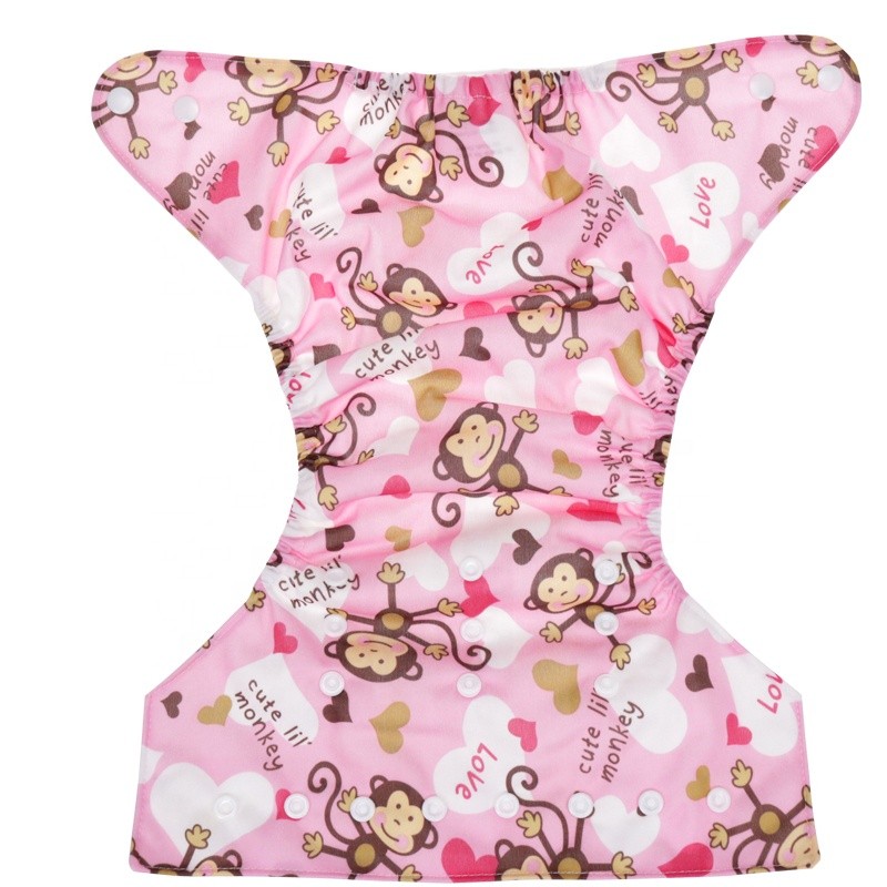 Newborn Diapers Manufacturer - Lokeystar Blue Printed Pocket