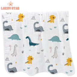 Muslin Swaddle Factory - Lokeystar Dinosaur 6 Layers Cotton