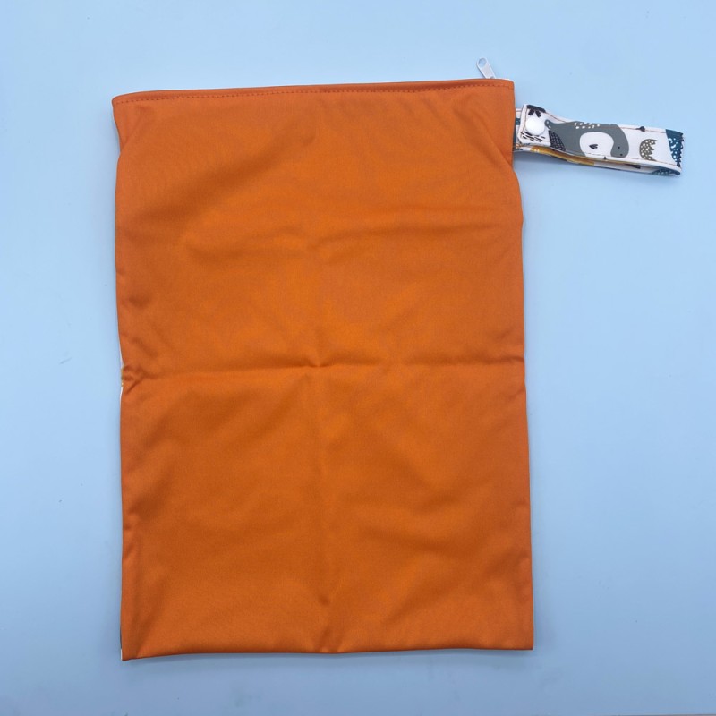 Wet Bag Manufacturer - Double Zipper 25x35cm Patched