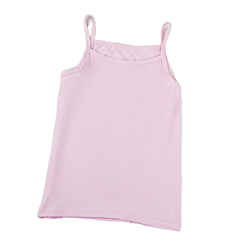 Girls Camisoles Factory - Solid Color Snug Fit Tagless
