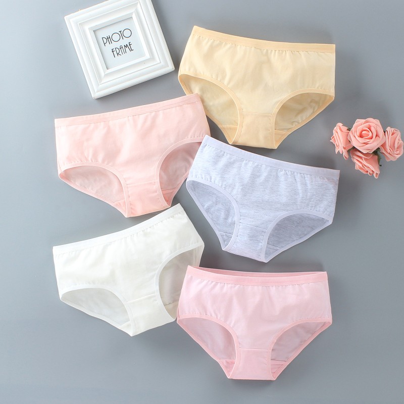 Girls Panties Manufacturer - Solid Color One Size 10-13