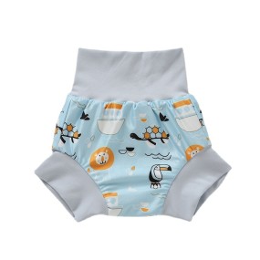 Baby Swimming Pants Manufacturer - Printed Cotton High Waist