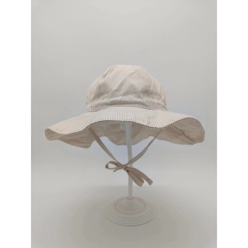 Sun Protection Hat Factory - Stripe Bucket Hats Wide Brim