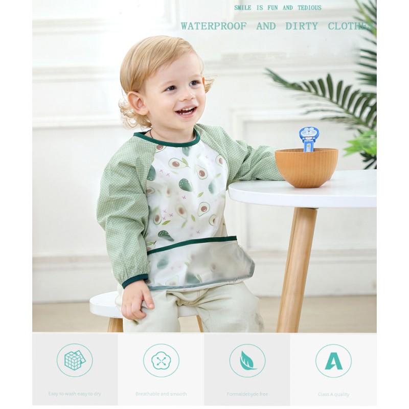 Baby Bibs Manufacturer - 0-48 Months Waterproof Sleeved