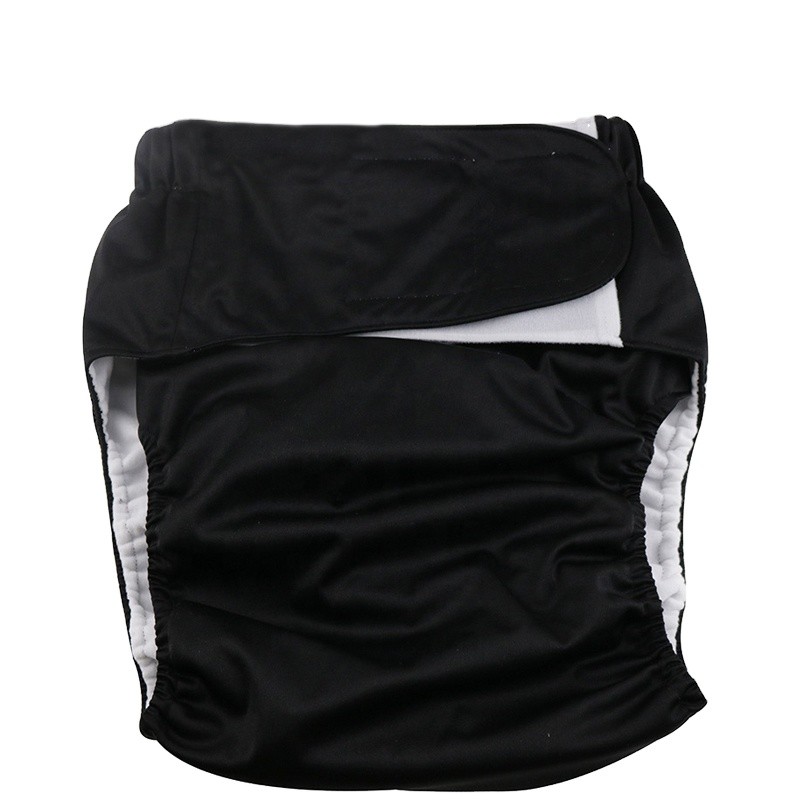 Adult Diaper Covers Manufacturer - Lokeystar Black Stick Waist