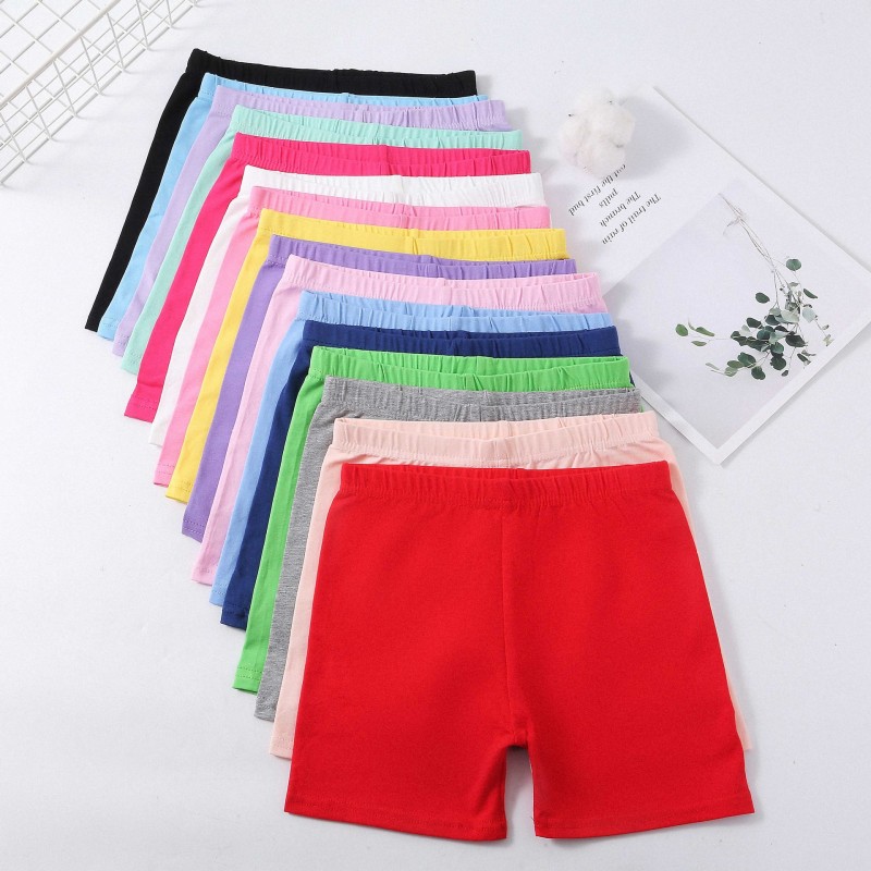 Girls Boxer Pants Factory - Candy Color Cotton Anti-peeping