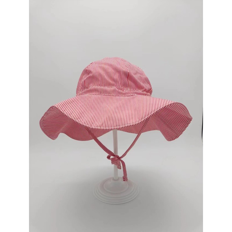 Sun Protection Hat Factory - Stripe Bucket Hats Wide Brim