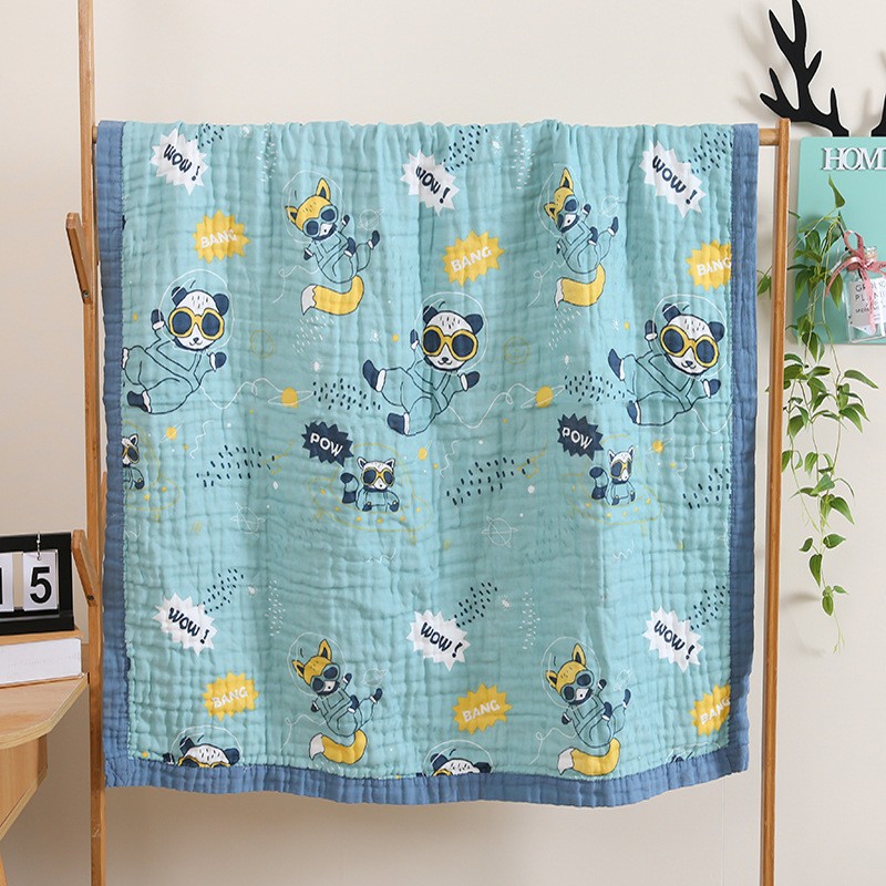 Swaddle Blankets Factory - 120x150cm Muslin Cartoon Cotton