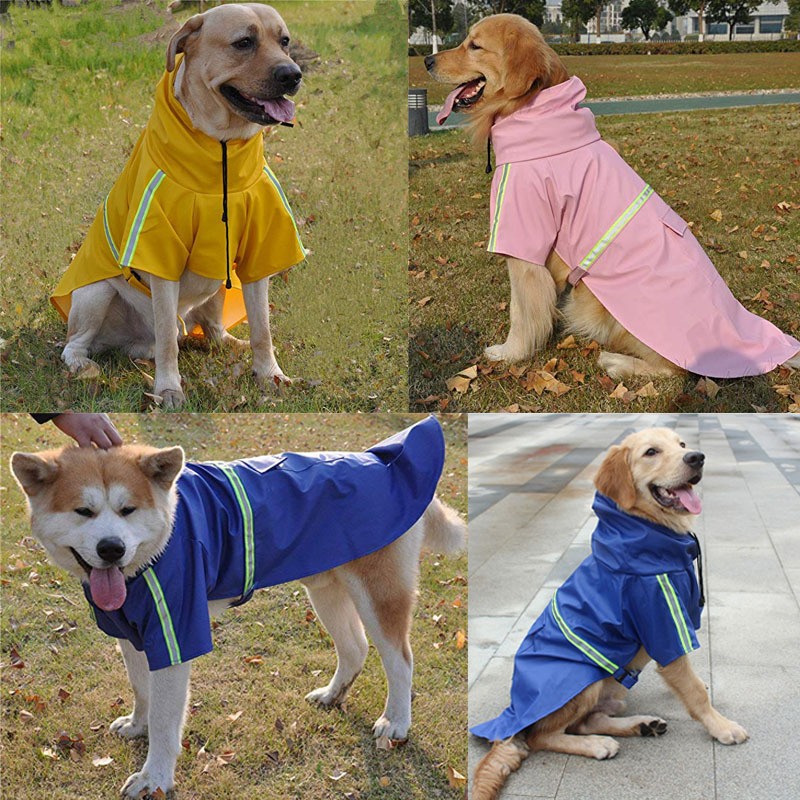 Dog Rain Jacket Factory - Reflective Large Outdoor Waterproof