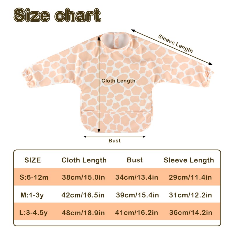 Baby Bib Manufacturer - Wholesale Customized PU Long Sleeve