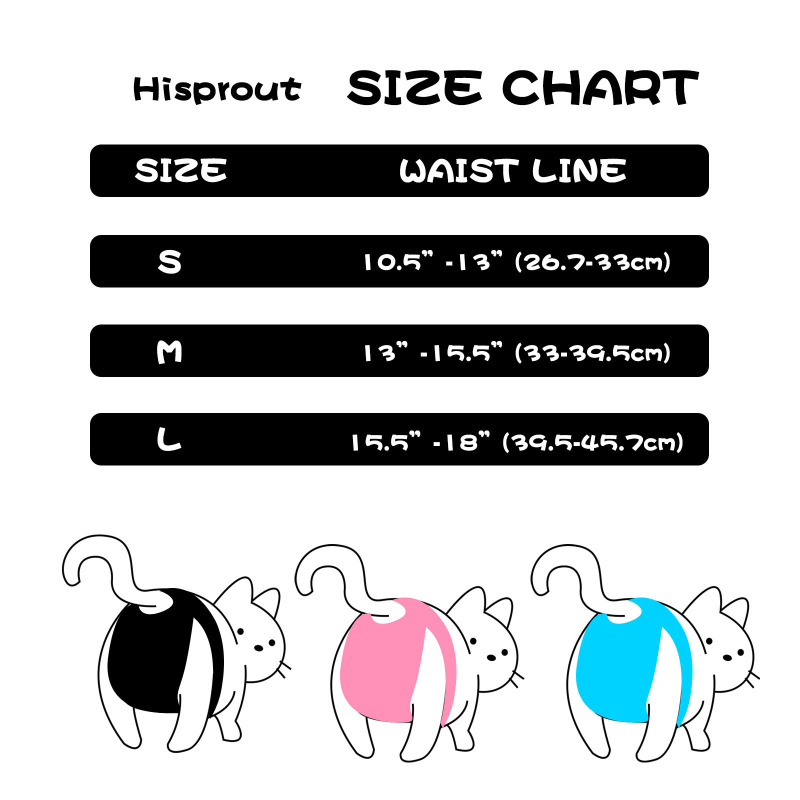 Cat Diapers Manufacturer - Custom Brand Spraying Reusable Adjustable