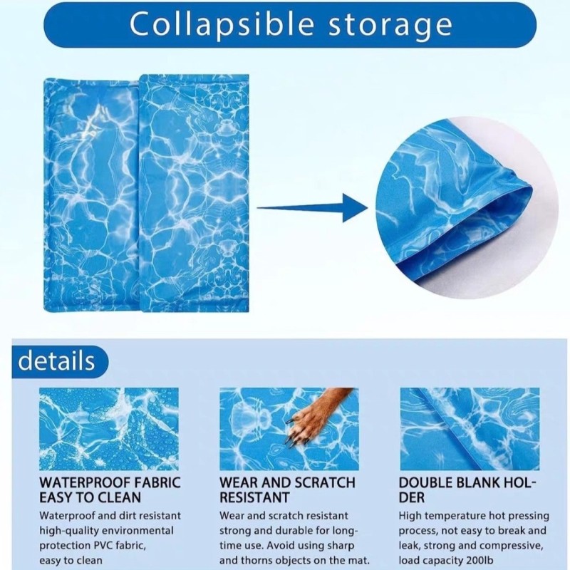 Dog Cooling Mat Manufacturer - Self Cooling Summer Pressure Activated