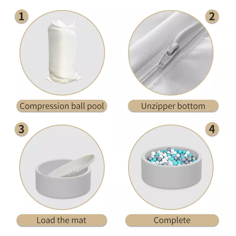 Kids Balls Pool Factory - Indoor Outdoor Round Foam Premium