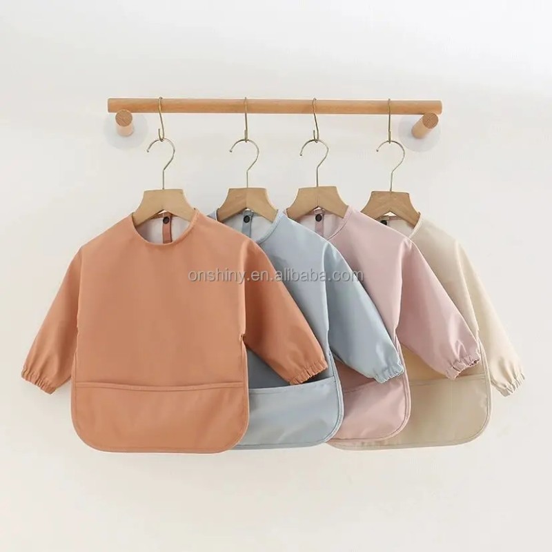 Baby Bib Manufacturer - Customized Color PU Polyester Long