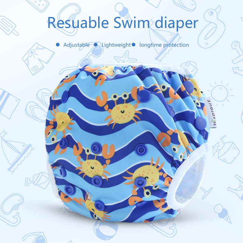 Swim Diapers Factory - Baby Toddler Snap Reusable Adjustable