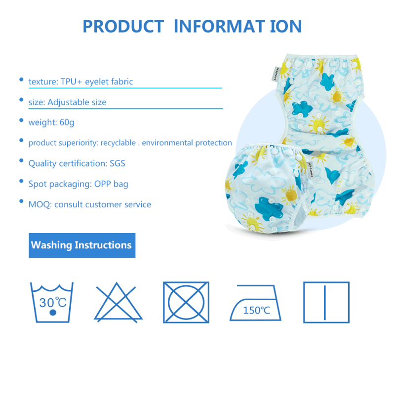 Baby Swim Diaper Manufacturer - In Stock Reuseable Washable Snap