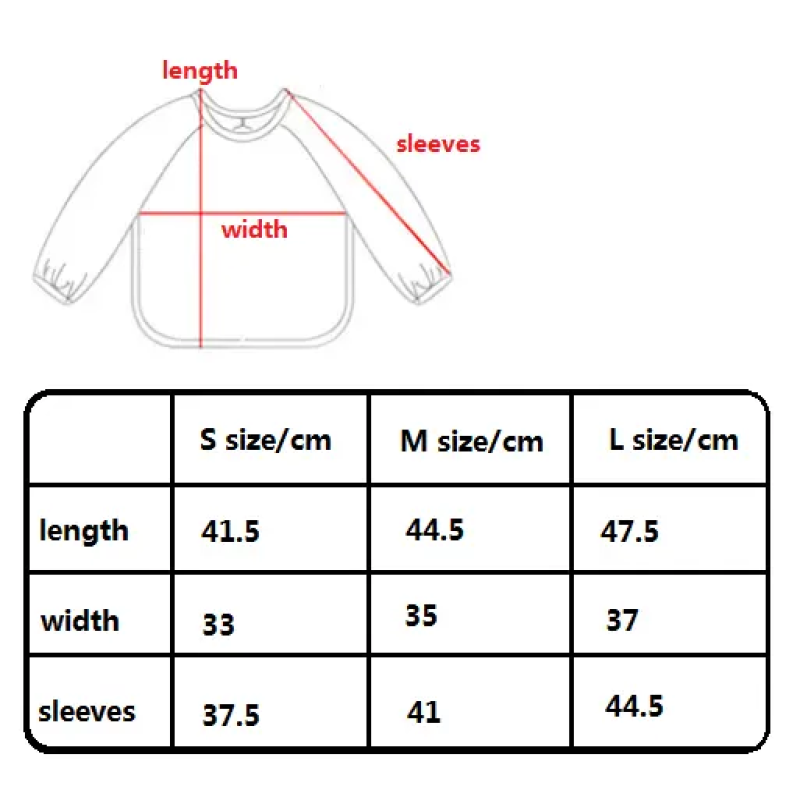 Baby Bib Factory - 2024 Hot Selling Long Sleeve Pocket