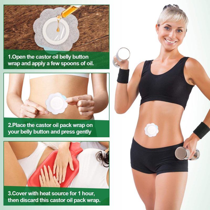 Castor Oil Patches Factory - Cotton Self-Adhesive Disposable Wrap