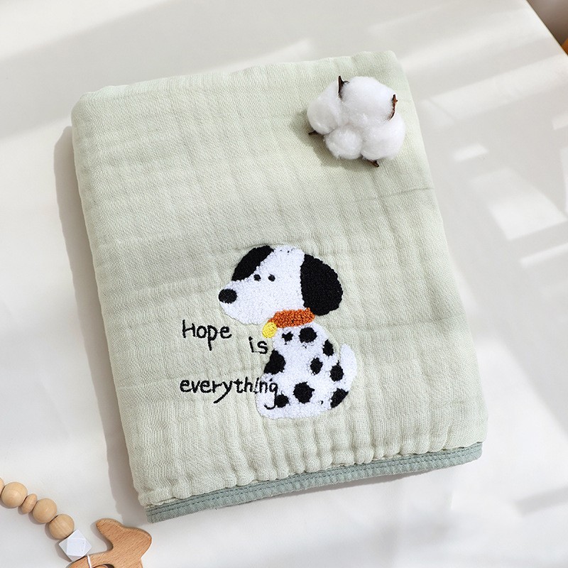 Muslin Bath Towel Manufacturer - Custom 6 Layer Cotton Cartoon