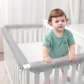 Crib Rail Cover Manufacturer - 3pcs Teething Edge Fleece Reversible