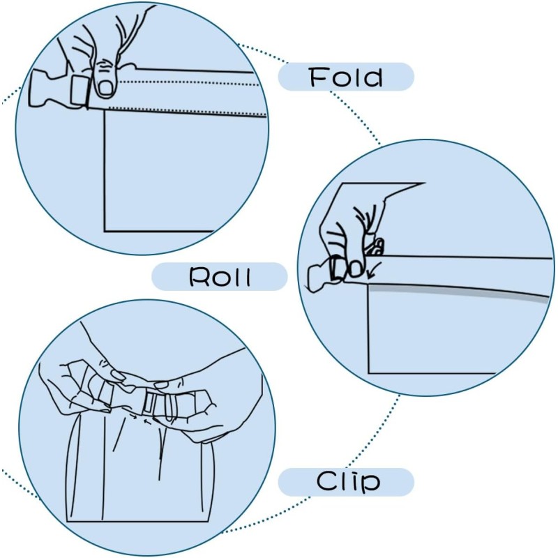 Wet Dry Bag Factory - OEM Snack Clip Buckle Large Capacity
