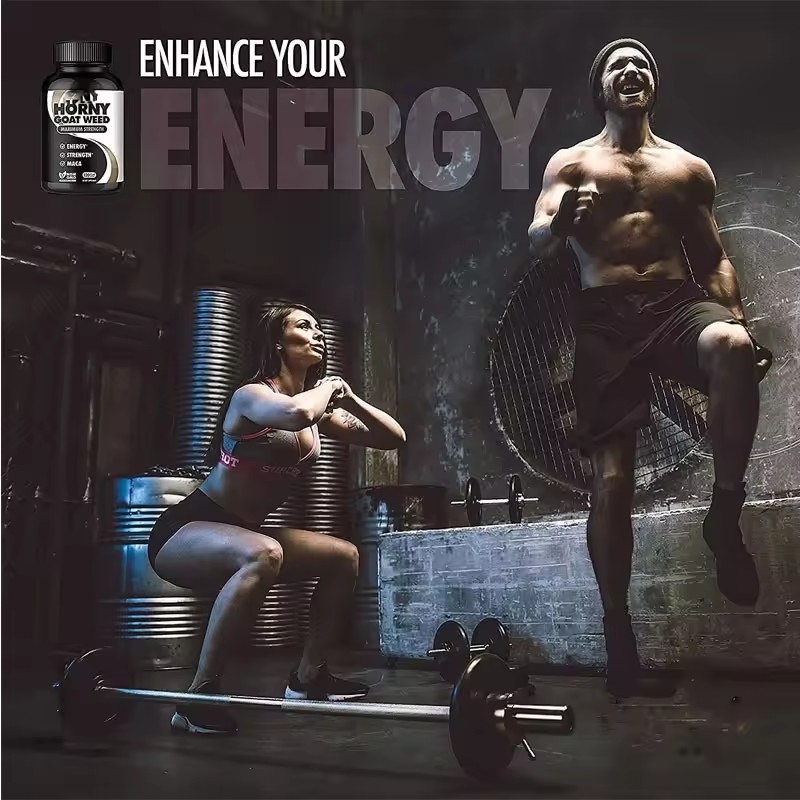WELLBODY OEM/ODM Private Label Factory Supply Horny Goat Weed Capsules Support Energy Strength for Men and Women