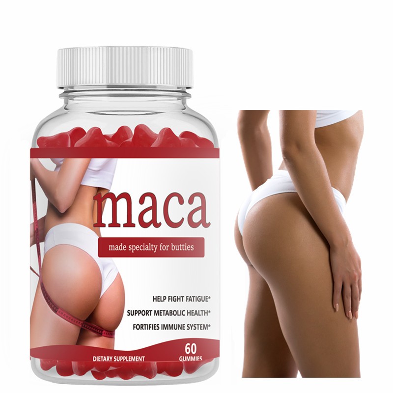 Wellbody Private Label for Bbl Gummies for Women Hip Butt Curve Maca Plus Gummies