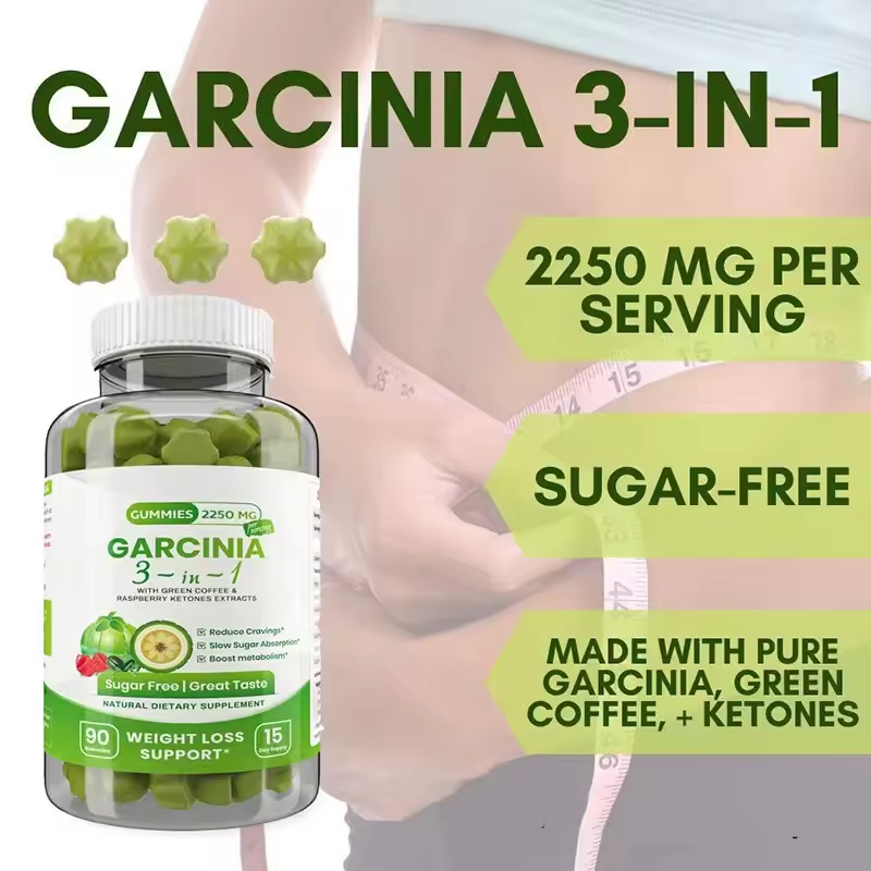 Wellbody Garcinia Cambogia Gummies Green Coffee Bean Raspberry Ketones Garcinia Cambogia Gummies