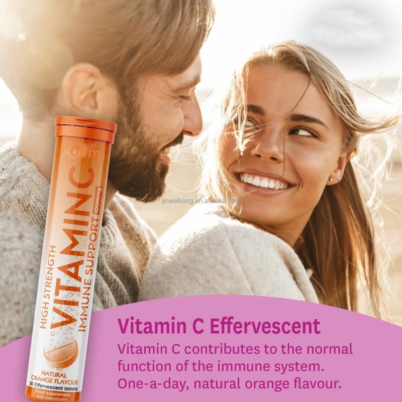 Wellbody Effervescent Tablets Manufacturers Vitamin C Supplement Private Label Vitamin C Effervescent Tablet
