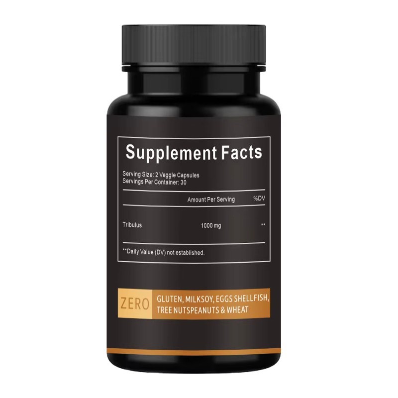 WELLBODY Private Label Factory Supply Tribulus Terrestris Capsules for Men and Women Last Longer Energy Support 1000mg