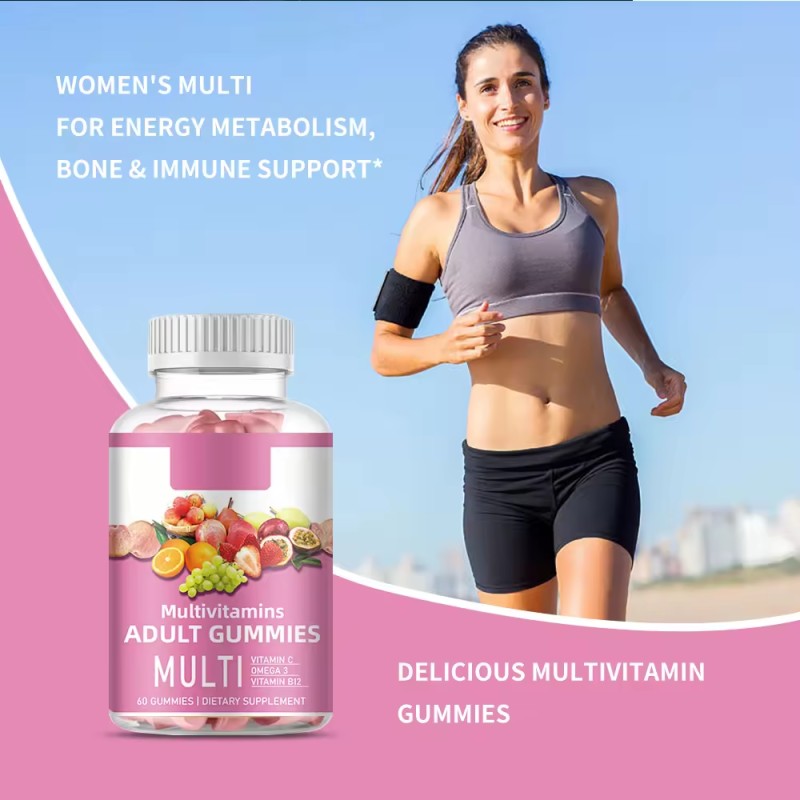 WELLBODY OEM/ODM Private Label Halal Organic Adult Multivitamins Gummies Factory Supply for Vitamin Support for Pregnant Women