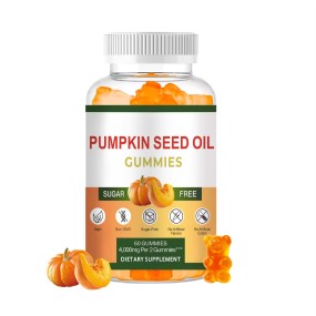 WELLBODY OEM/ODM Private Label Factory Supplying Halal Natural Organic Pumpkin Seed Oil Gummies Body Health Improvement Adults