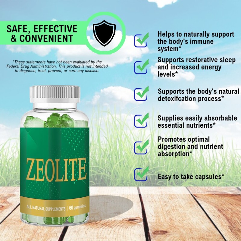 WELLBODY Activated Zeolite Gummy Supplements Wholesale Price Health Strength Support for Adults Healthcare