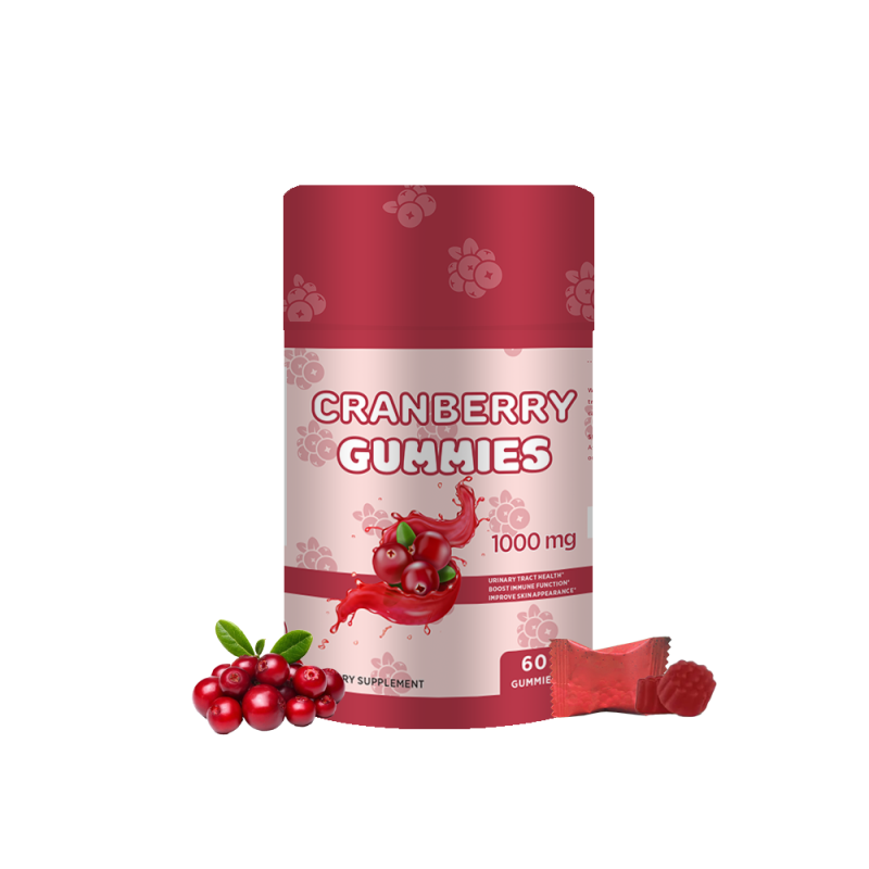 WELLBODY New Packaging Wholesale Price Health Dietary Fiber Vitamins Supplement Cranberry Probiotics Gummy Cranberry Gummies