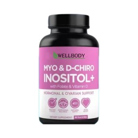 WELLBODY OEM/ODM Private Label Factory Supply Myo-inositol and D-chiro Inositol Gummies Hormone Balance & Ovarian Support