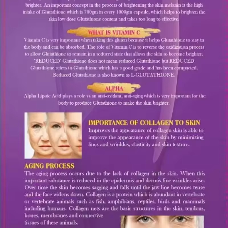 WELLBODY L-Glutathione Plus Skin Whitening Collagen Supplement OEM/ODM Private Label Factory Supply Antioxidant Pregnant Women