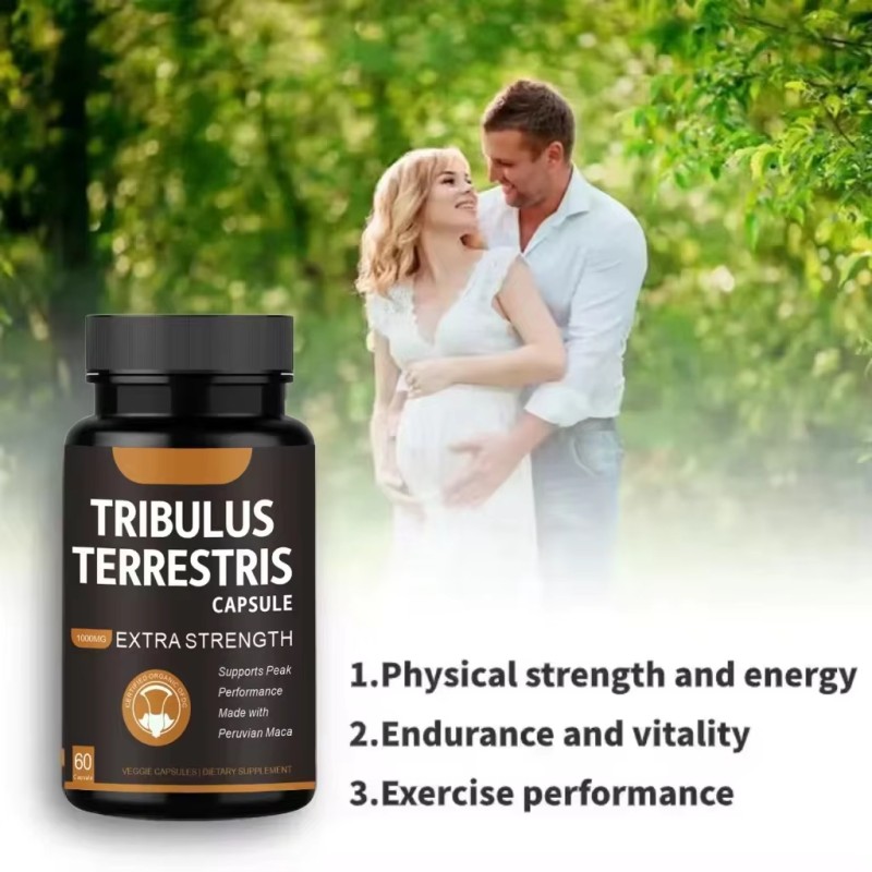 WELLBODY Private Label Factory Supply Tribulus Terrestris Capsules for Men and Women Last Longer Energy Support 1000mg