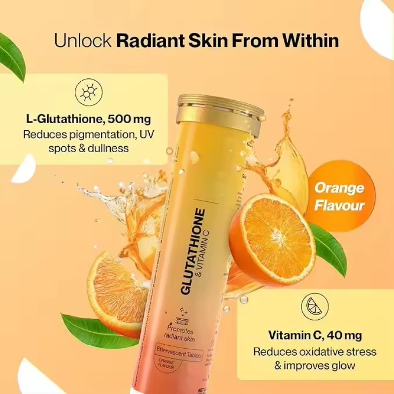 WELLBODY OEM/ODM  L-glutathione Private Label Vitamin C Supplement L-glutathione Effervescent Tablets