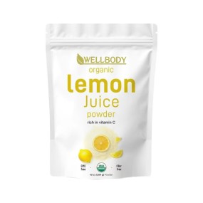 WELLBODY OEM/ODM Natural Organic Lemon Fruit Powder Pure Spray Dried Lemon Juice Powder