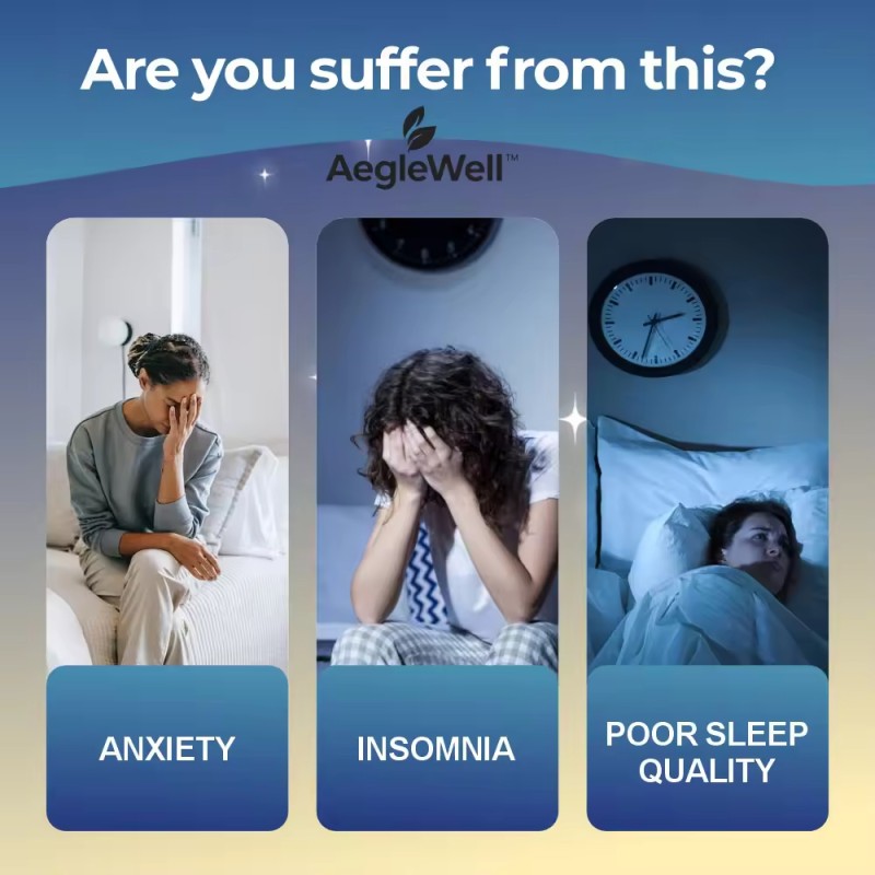 AegleWell OEM Melatonin Jelly Natural Sleep Aid Drug-Free Vegan Melatonin Gummy Supplement Sleeping Pills Substitute Jelly