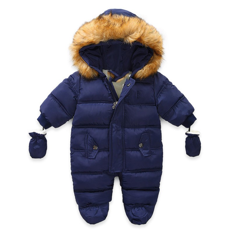 Baby Rompers Factory - Unisex Winter Fleece Warm Jumpsuits