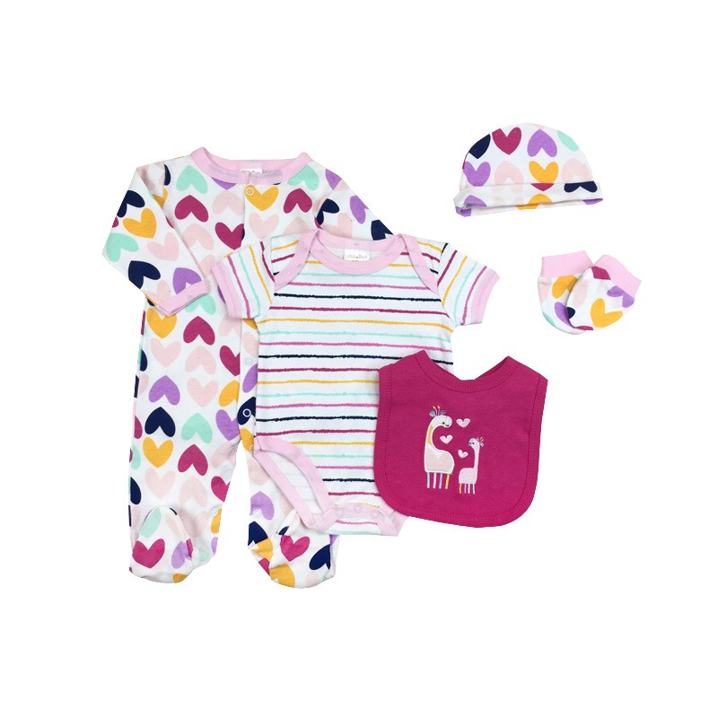 Baby Clothes Set Manufacturer - New Organic Cotton Romper Mittens