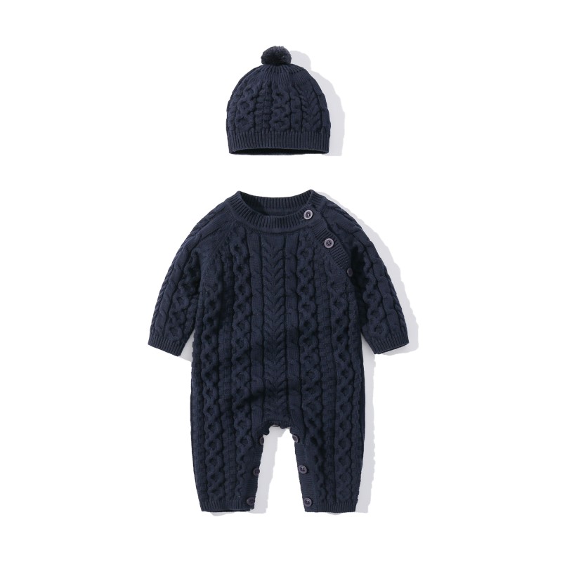 Newborn Romper Factory - Wholesale Unisex Winter Wool Jumpsuit