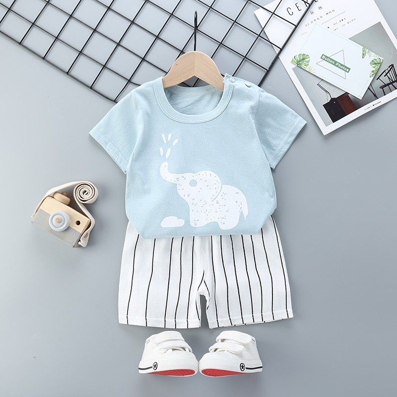 Baby Clothing Sets Factory - New Design 100% Cotton Short Sleeved