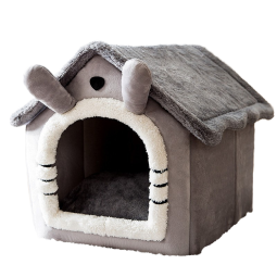 Pet Bed Manufacturer - Washable Warm Plush Folding House