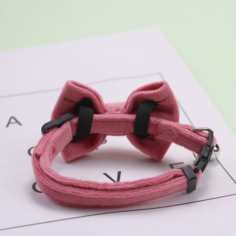 Cat Collar Factory - Adjustable Small Bow Velvet Bell