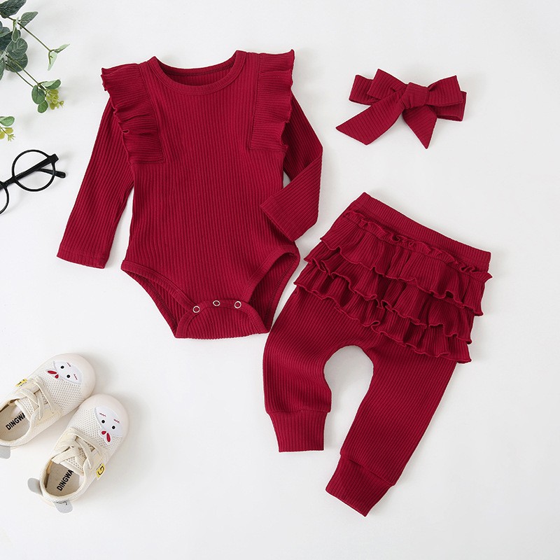 Baby Cloth Sets Manufacturer - New Guangzhou 3 Piece Long Sleeve